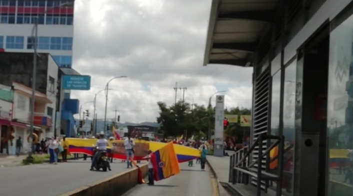 Manifestaciones en Pereira