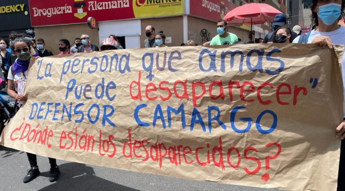 Así se vivió la protesta contra el defensor del Pueblo, Carlos Camargo Assis