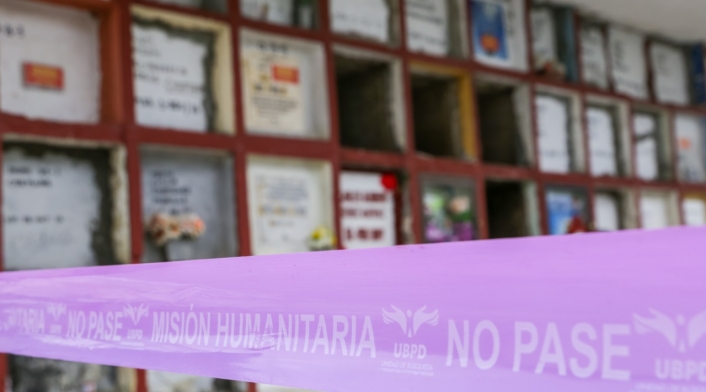 Cementerio La Dolorosa en Puerto Berrío donde adoptaban los cuerpos de los desaparecidos