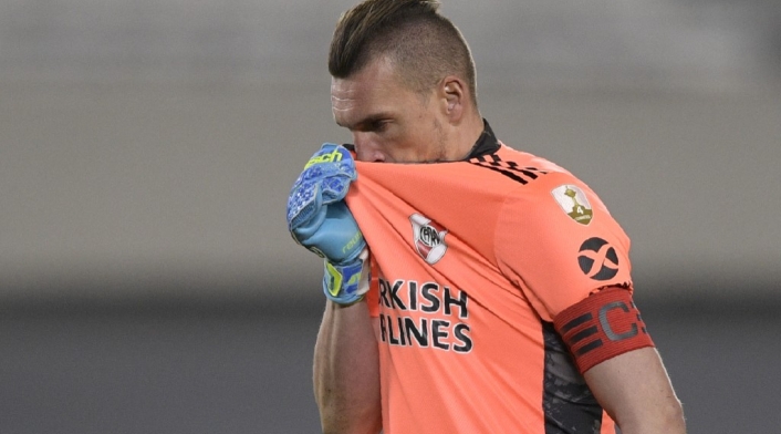 Franco Armani, portero argentino