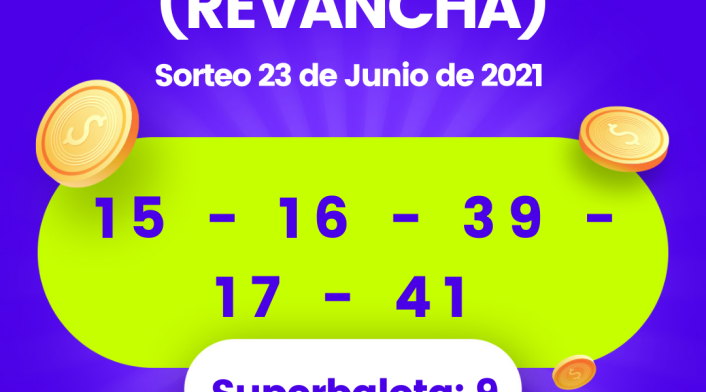 Resultado Lotería Baloto para el miércoles 23 de junio