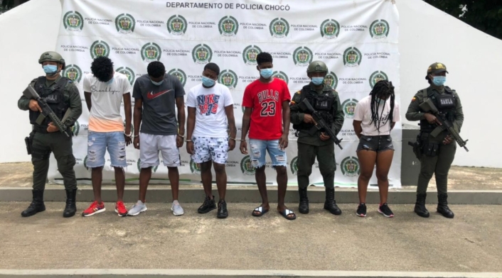 Capturados en el Chocó