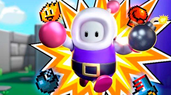 Bomberman en Fall Guys