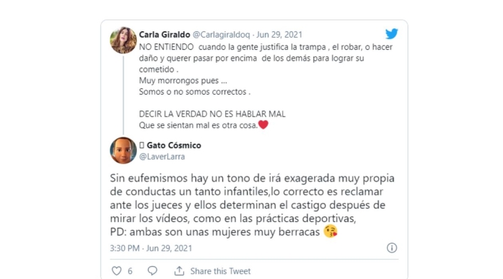 Carla Giraldo: Pelea en MasterChef Celebrity RCN con Liss Pereira
