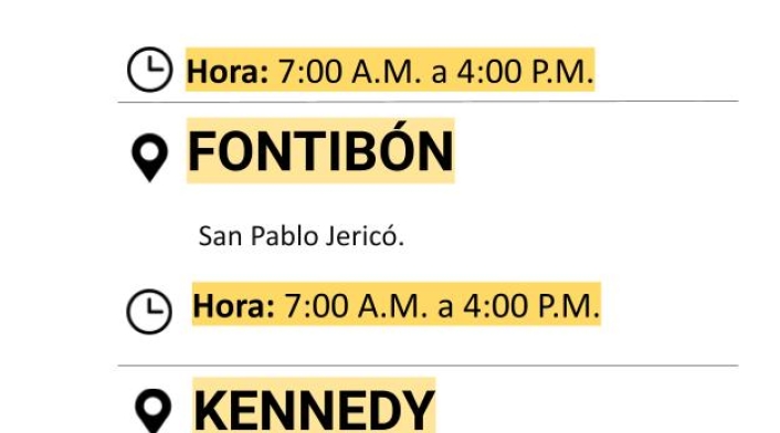Cortes de luz para el viernes 04 de junio