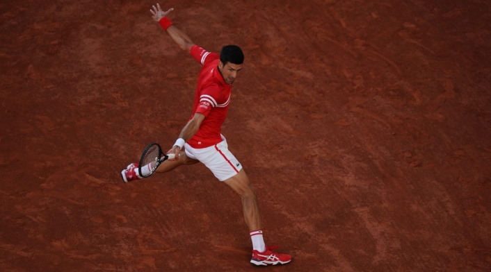 Novak Djokovic en Roland Garros Novak Djokovic en Roland Garros