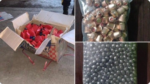 Incautación de explosivos en Bogotá