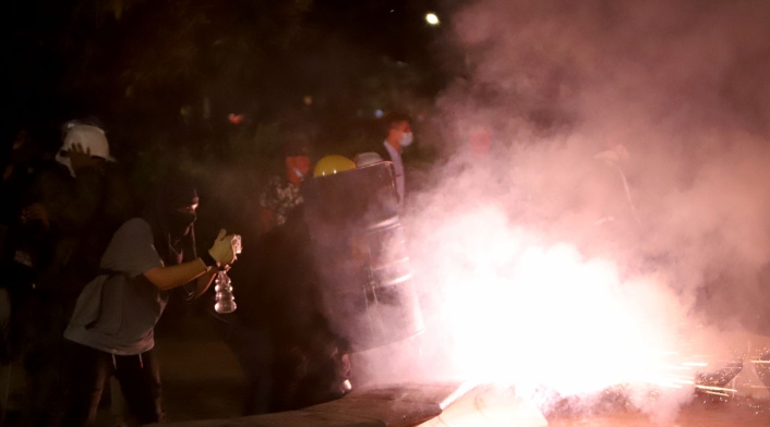 Protestas en Bogotá - Disturbios en Suba