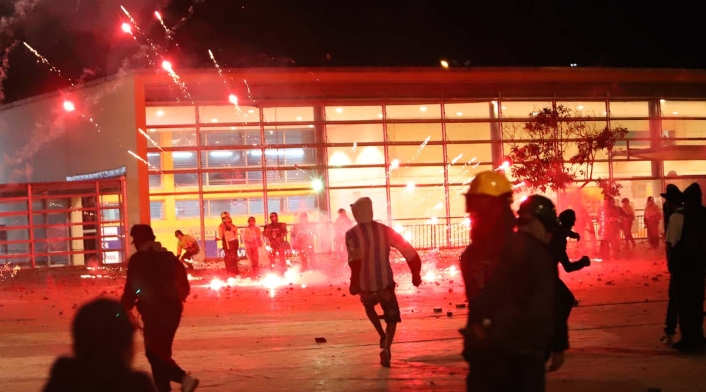 Protestas en Bogotá - Disturbios en Suba