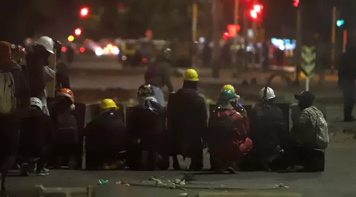 Protestas en Bogotá - Disturbios en Suba