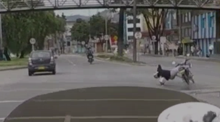Motociclista baleado en la Avenida Boyacá