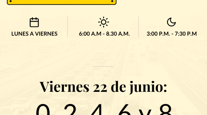 Pico y placa hoy Bogotá 22 de junio Pico y placa hoy Bogotá 22 de junio