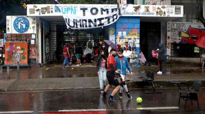 Protestas de estudiantes de la Universidad Pedagógica