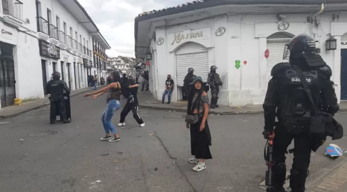 Protesta Popayán
