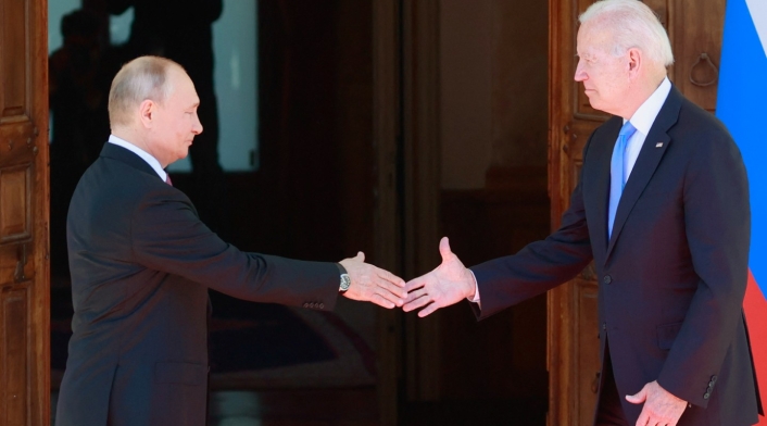 Los presidentes Joe Biden y Vladimir Putin se reunieron en Ginebra.
