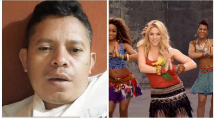 El 'tiktoker' que imita a Shakira y arrasa en redes sociales
