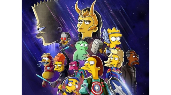 Los Simpson y Marvel se fusionan en un corto sobre 'Loki'