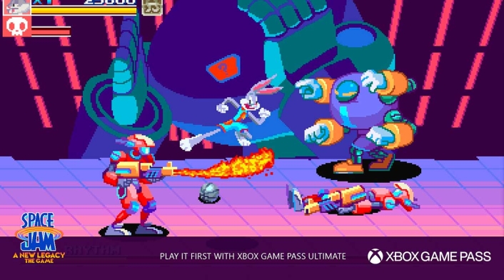 Bugs Bunny en el videojuego de Space Jam: A New Legacy