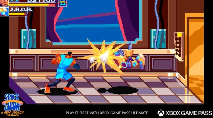 Lebron James en el videojuego de Space Jam: A New Legacy