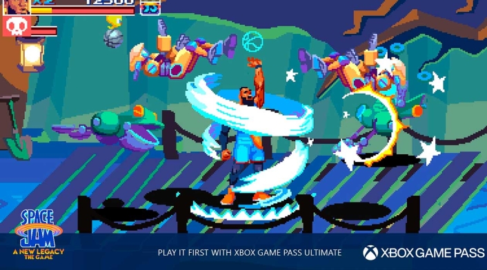 Lebron James en el videojuego de Space Jam: A New Legacy