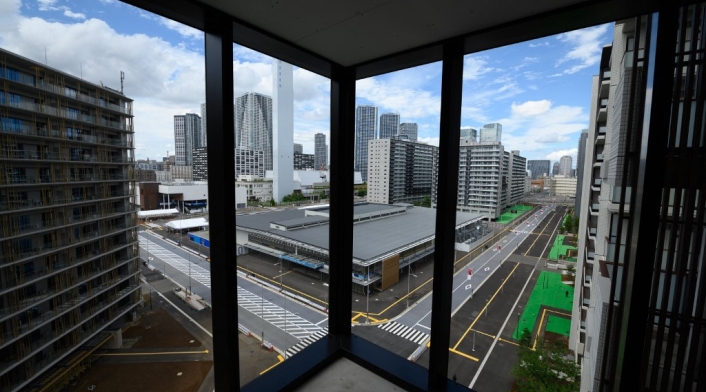 Vista de la Villa olímpica Tokio 2020