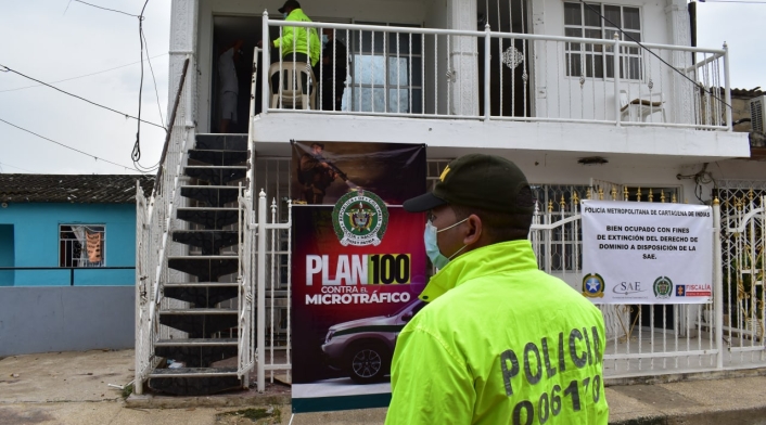 Aplican extinción de dominio a viviendas que pertenecían una estructura criminal en Cartagena