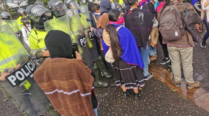 Protestas en Bogotá
