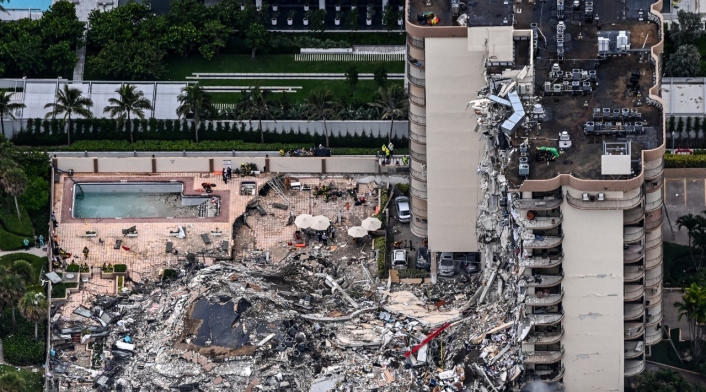 Colapaso edificio en Miami