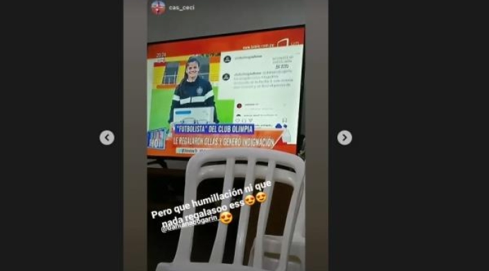 Dahiana Bogarín en redes sociales