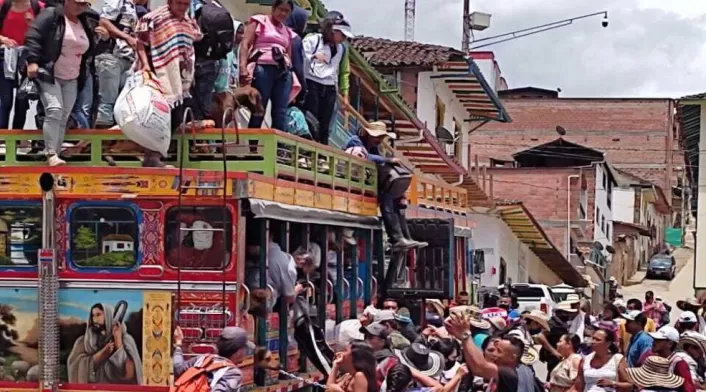 Desplazados Ituango, Antioquia.