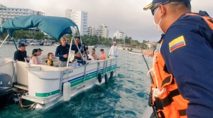 Accidente de lanchas en San Andrés