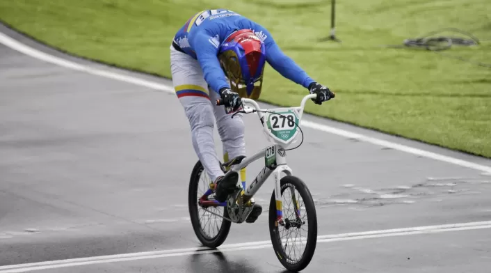 Carlos Ramírez, bicicrosista colombiano en los Juegos Olímpicos