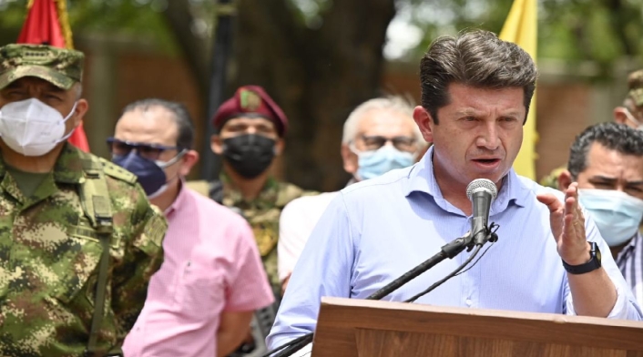 Referencia ministro de Defensa, Diego Molano.
