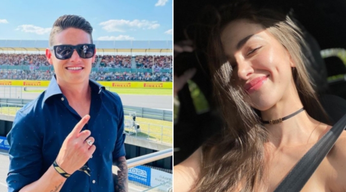 James Rodríguez y Anllela Sagra