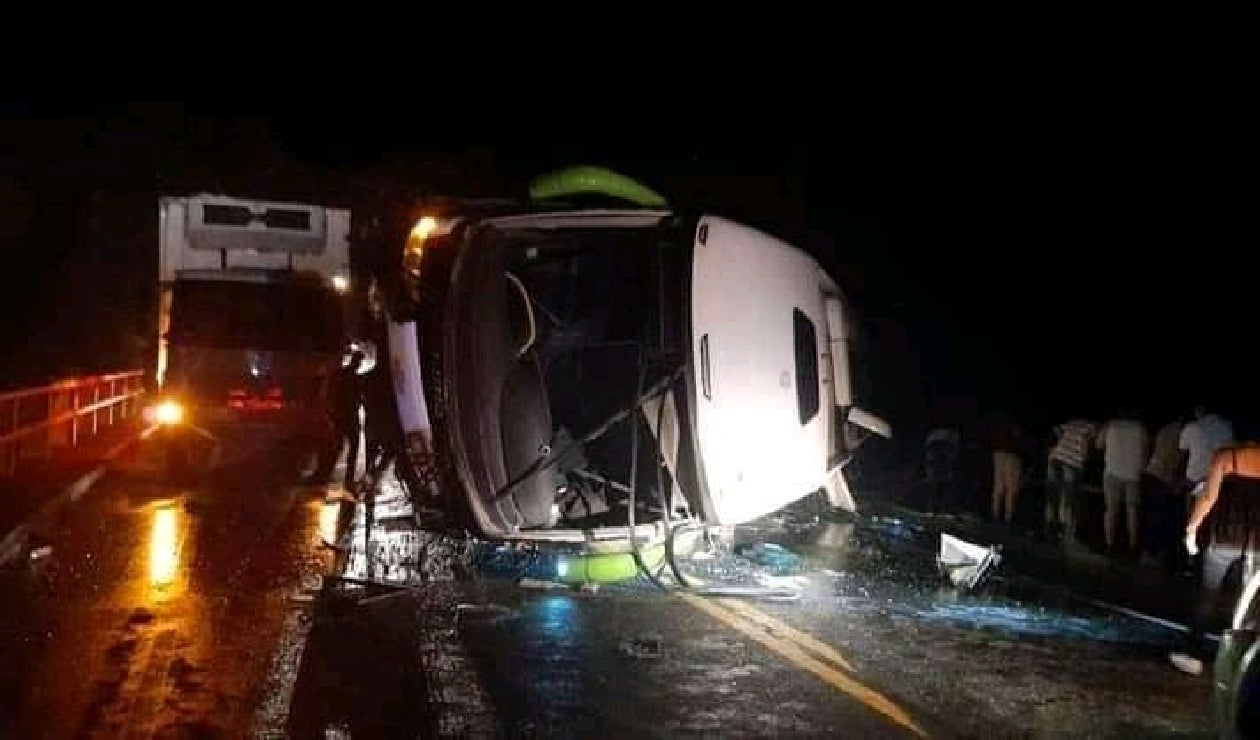 Accidente de tránsito en Aipe, Huila