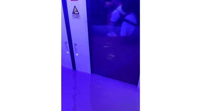 Inundación en Metro de China