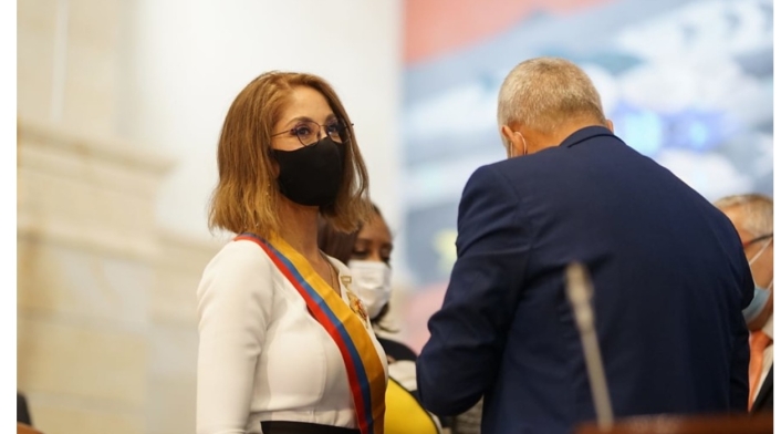Jennifer Arias, presidenta de la Cámara de Representantes