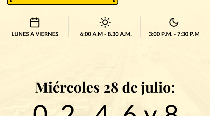 pico y placa hoy bogota HOY miércoles 28 de julio pico y placa hoy bogota HOY miércoles 28 de julio