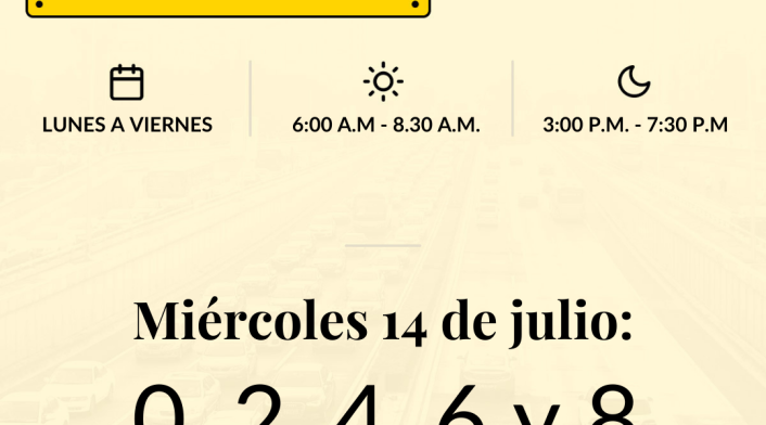 pico y placa HOY bogota miércoles 14 de julio pico y placa HOY bogota miércoles 14 de julio