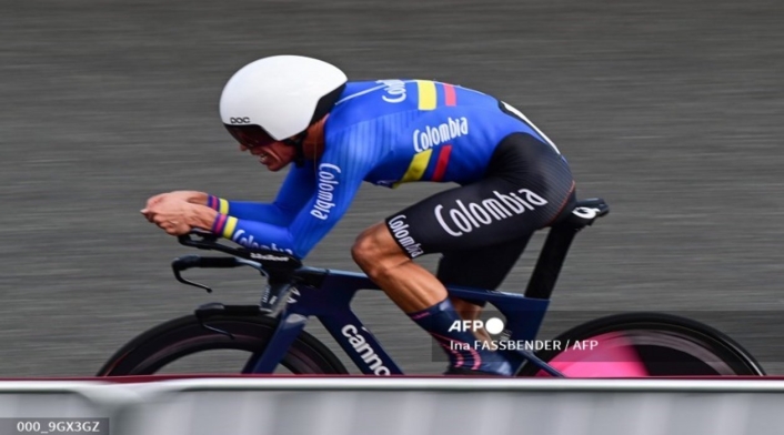Rigoberto Urán en la contrarreloj de los Juegos Olímpicos