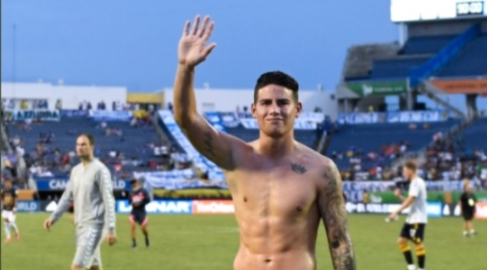 James Rodríguez, futbolista colombiano