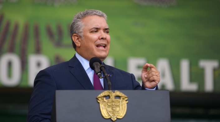 Presidente de Colombia Iván Duque