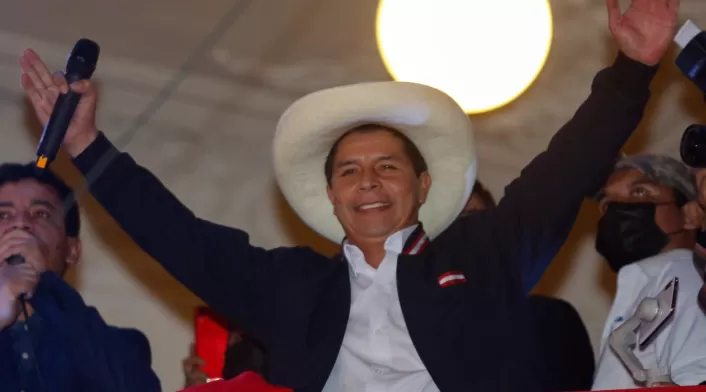Pedro Castillo, presidente del Perú