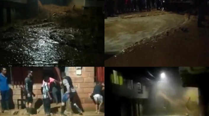 Creciente súbita en Briceño, Antioquia.