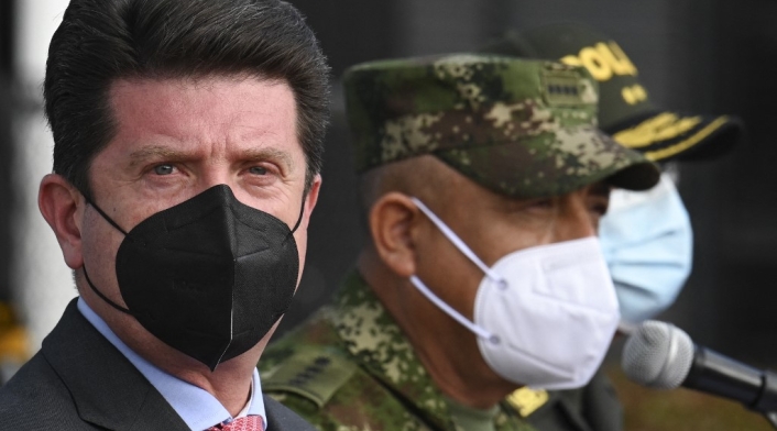 El ministro de Defensa, Diego Molano.