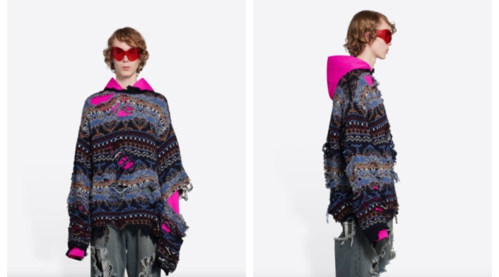 Buzo Roto Balenciaga