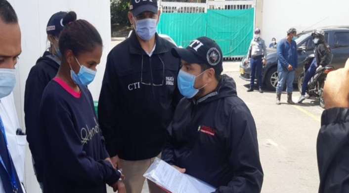 Captura de Carolina Galván en Ibagué.