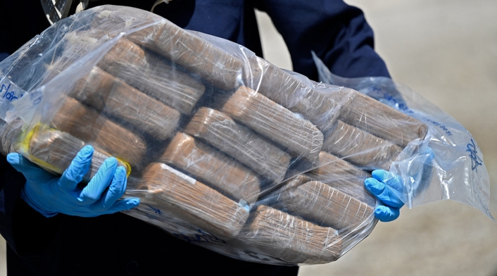 Cocaína incautada por las autoridades Cocaína incautada por las autoridades