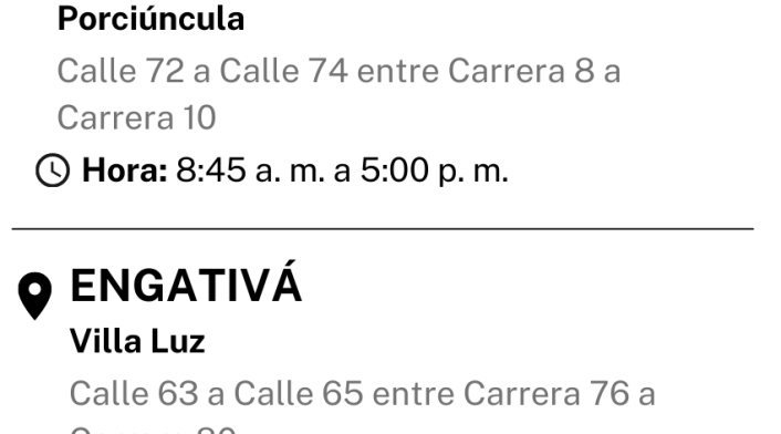 Cortes de luz en Bogotá 4 de agosto