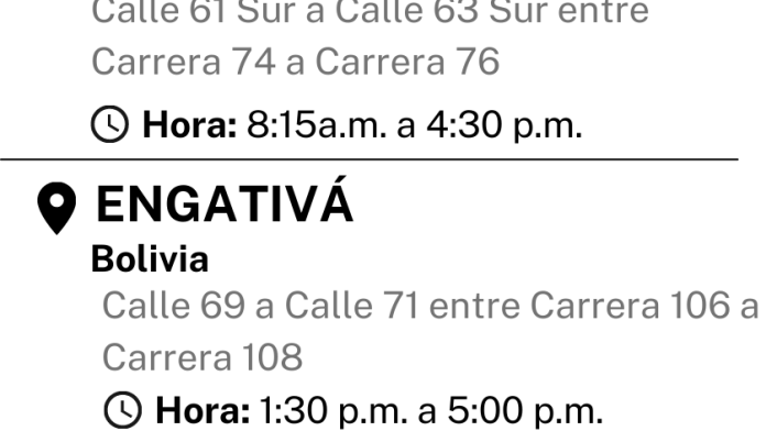 Cortes de luz-Bogotá-1 de septiembre